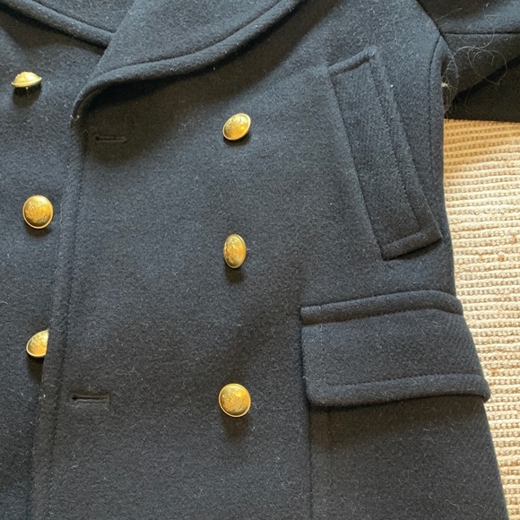 J. Crew Navy Coat with Gold Buttons (2010’s) - Picture 10 of 16
